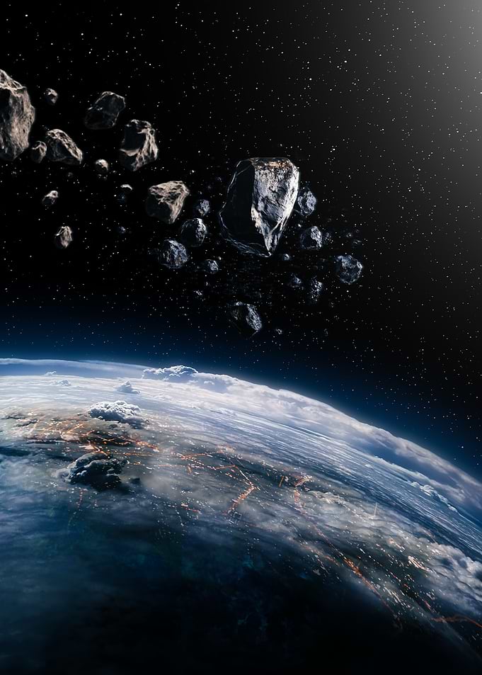 Asteroid Field Approaching Earth