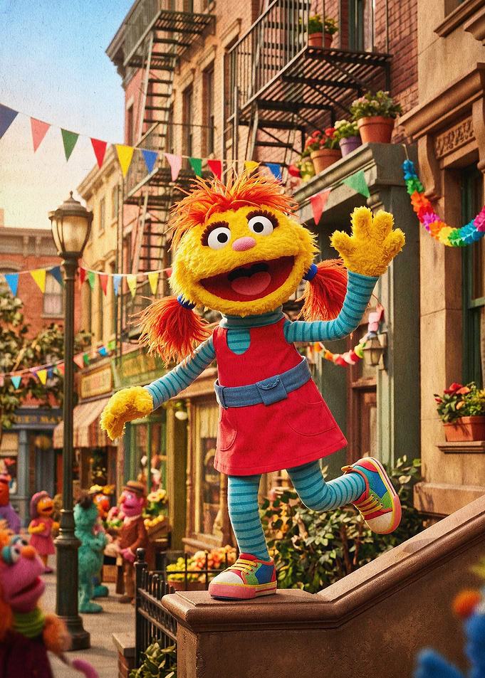 Puppet Street Kids Retro Poster Art