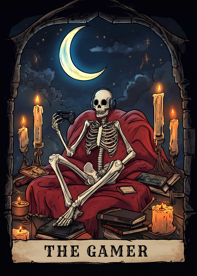 The Gamer Tarot Card