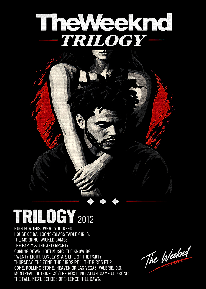 The Weeknd Trilogy Album Poster
