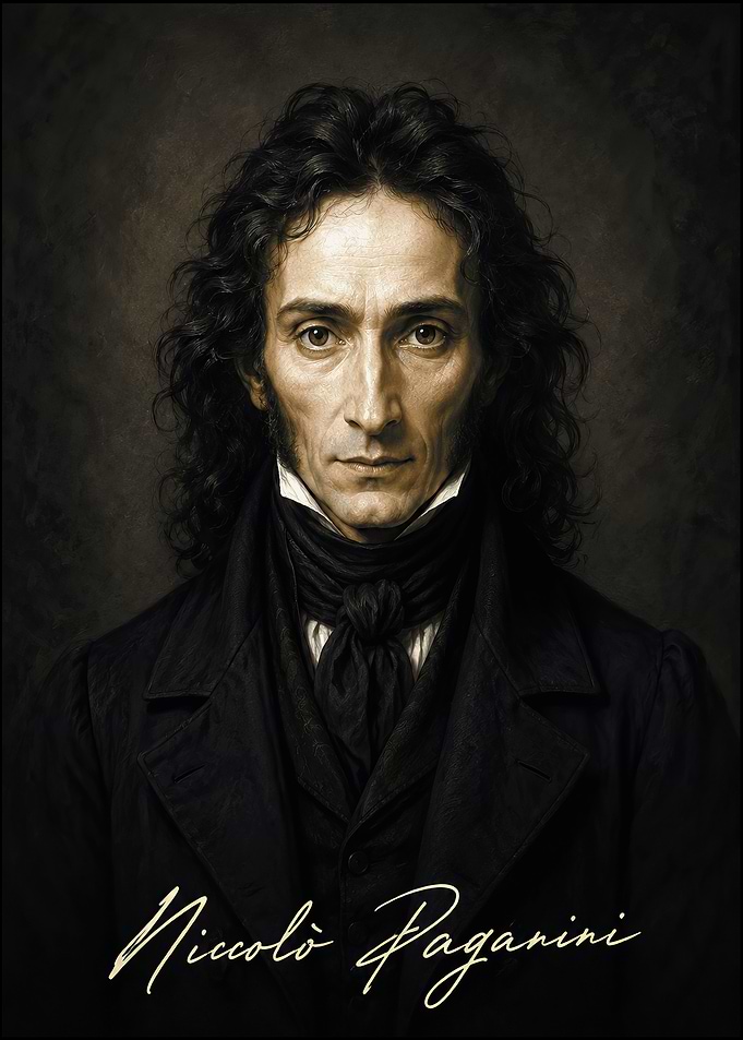 Portrait of Niccolò Paganini