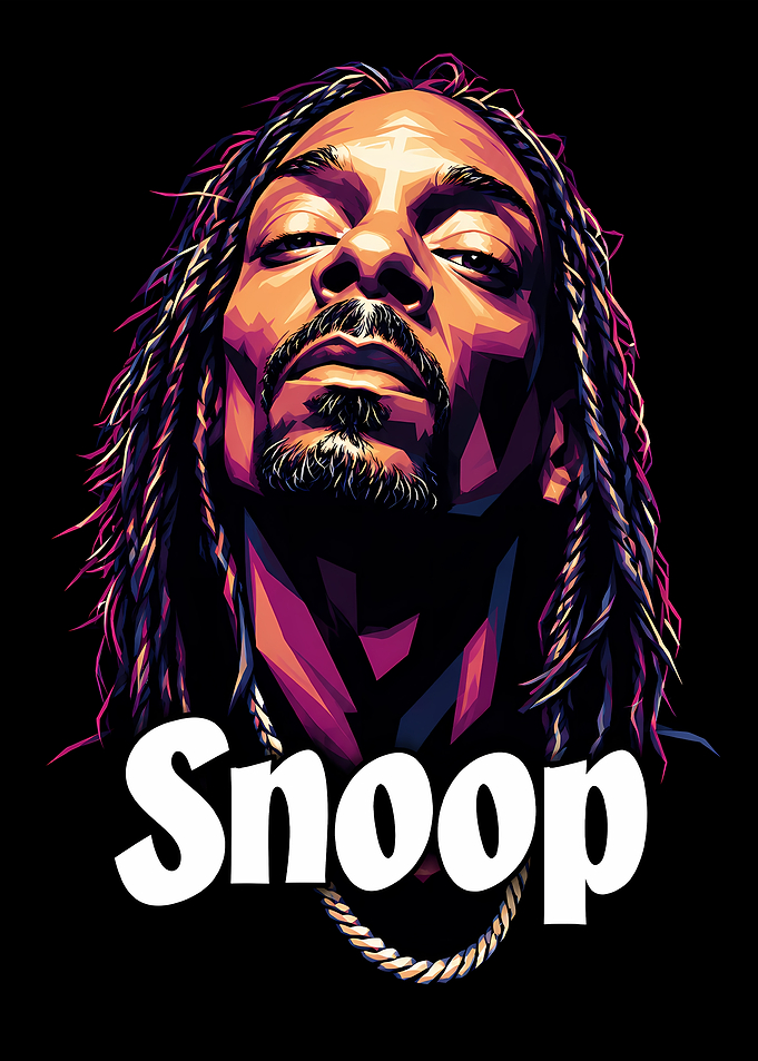 Snoop Dogg Pop Art Portrait