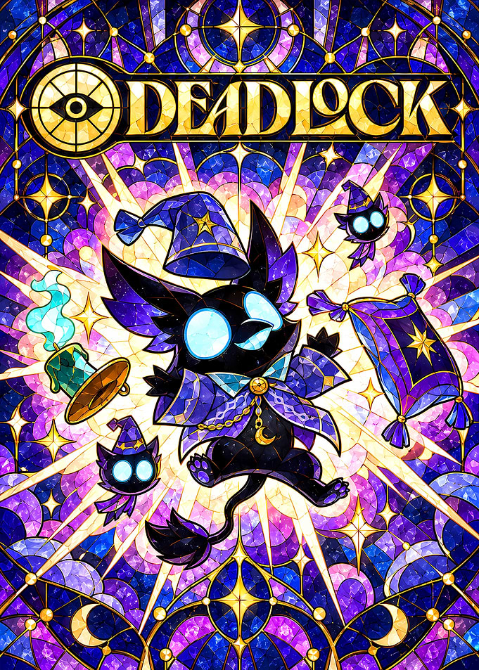 Deadlock Stained Glass Art
