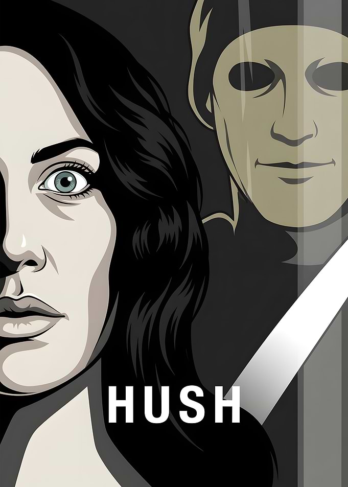 Hush Movie Minimalist Poster