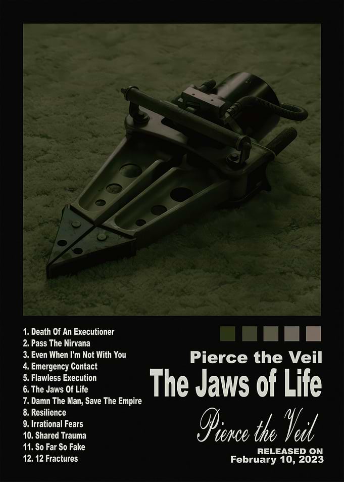 Pierce the Veil The Jaws of Life Album Poster