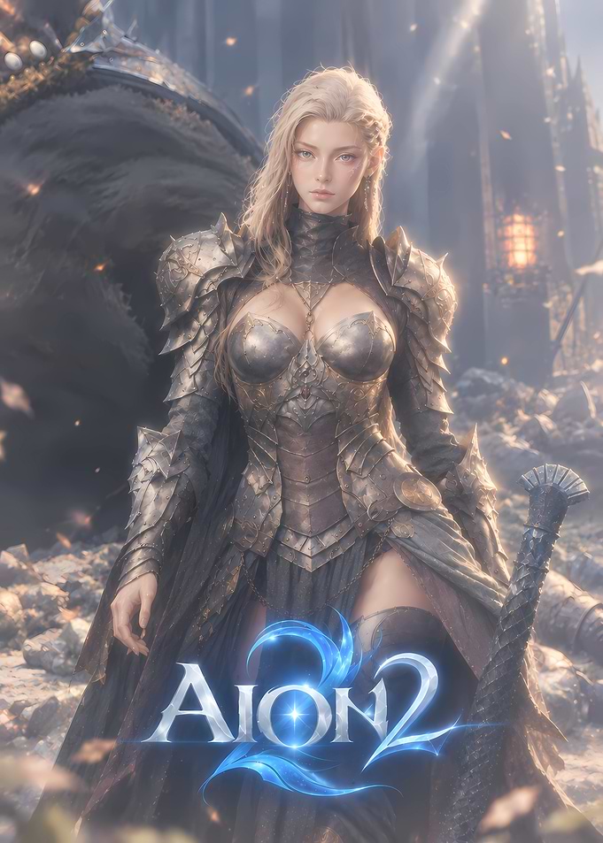 Aion 2 Fantasy Warrior Character Art