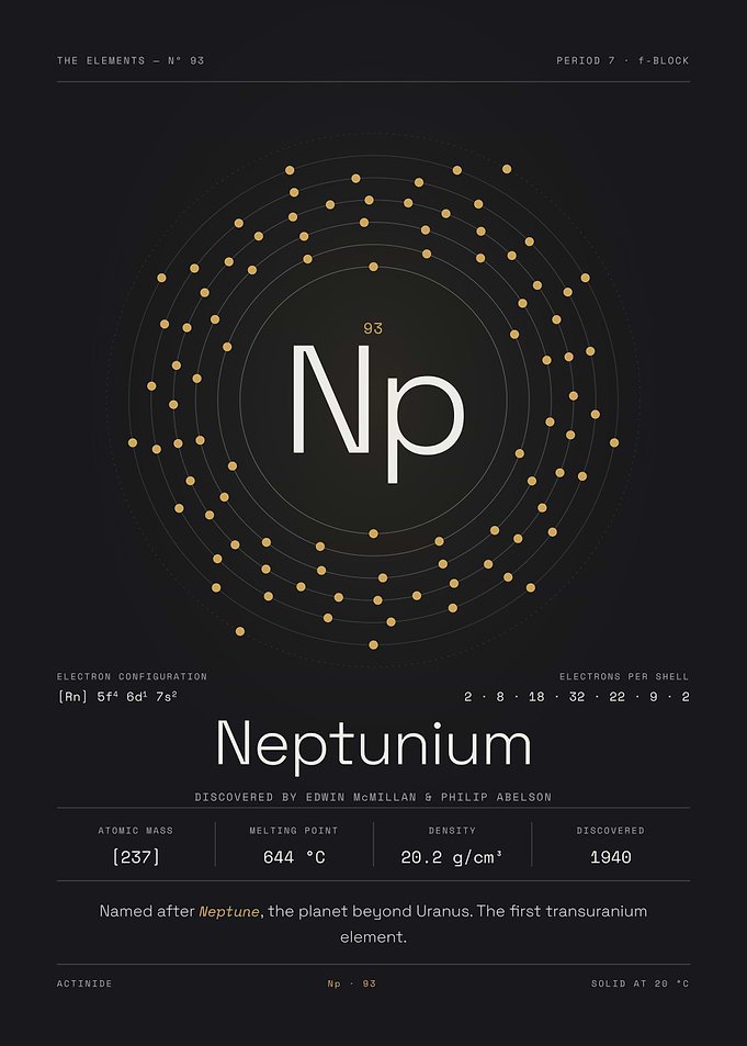 Neptunium — The Elements Nº 93