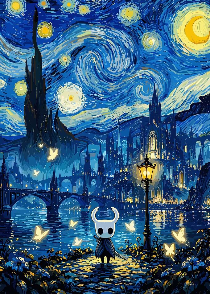 Hollow Knight Starry Night Mashup