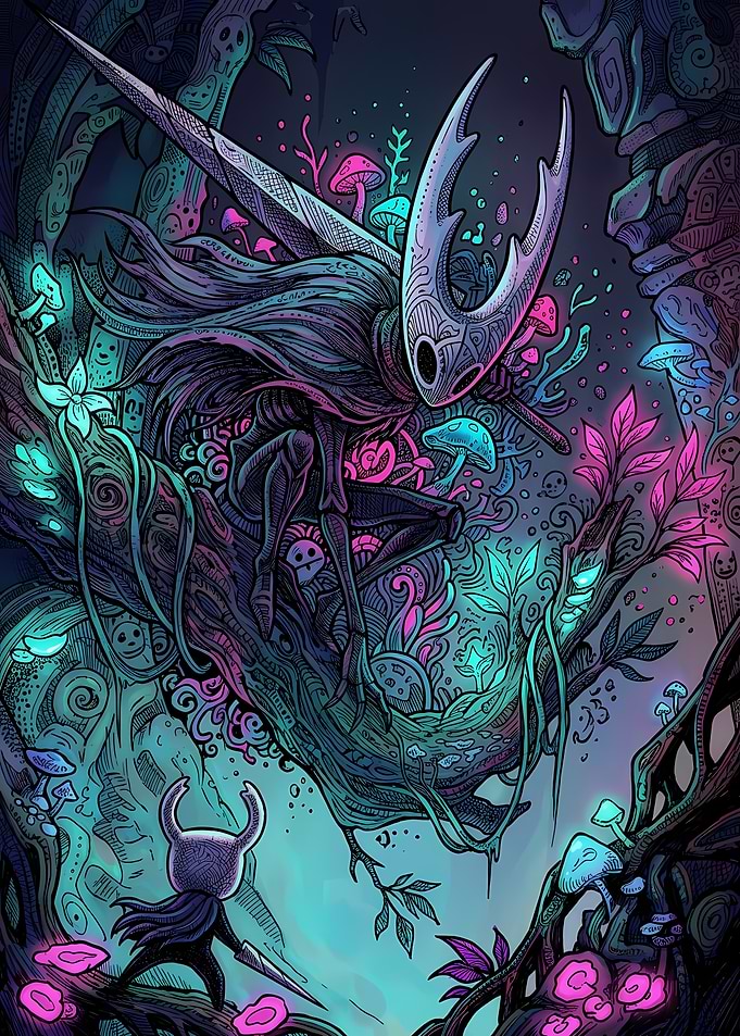 Hollow Knight and Hornet Encounter
