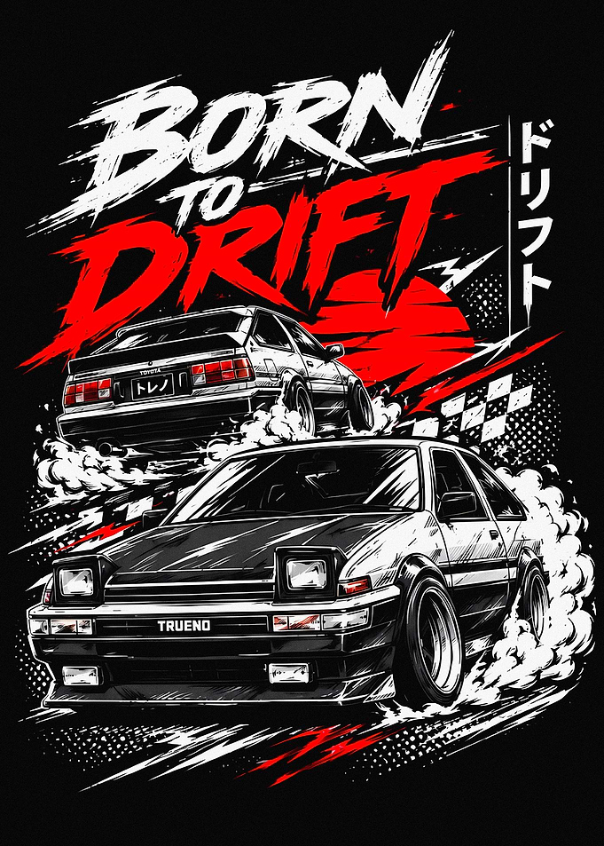 Born to Drift Toyota AE86 Trueno