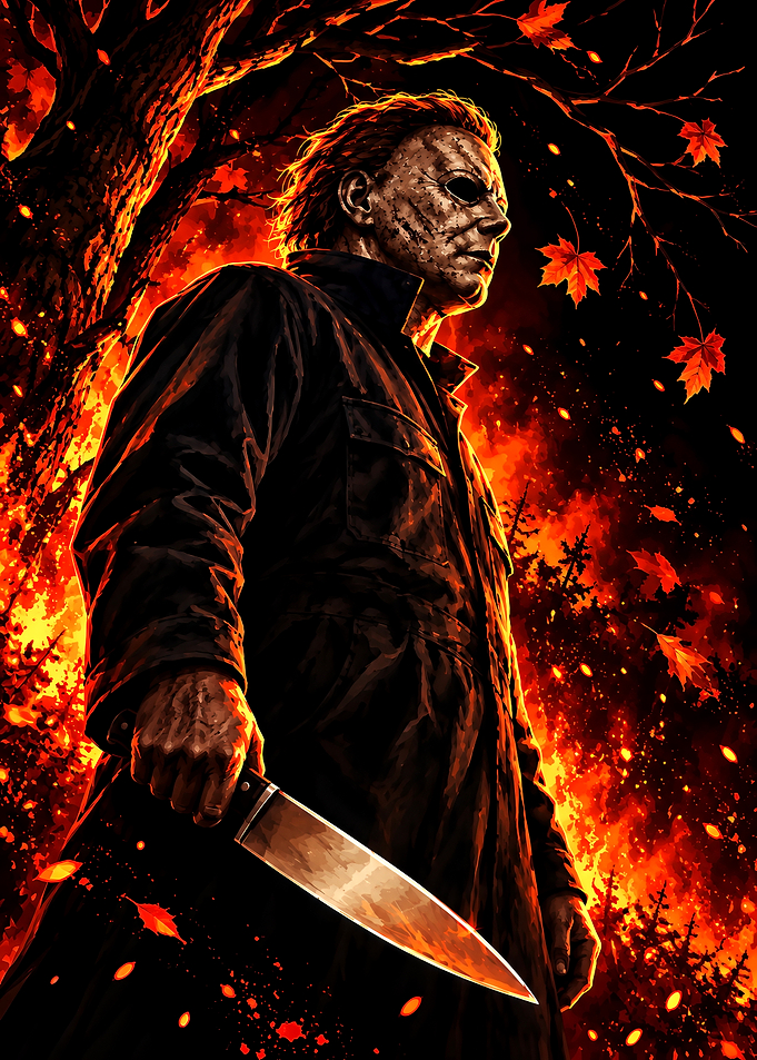 Michael Myers Halloween Horror Art