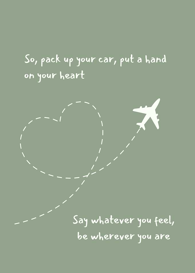 Travel Quote Minimalist Wall Art