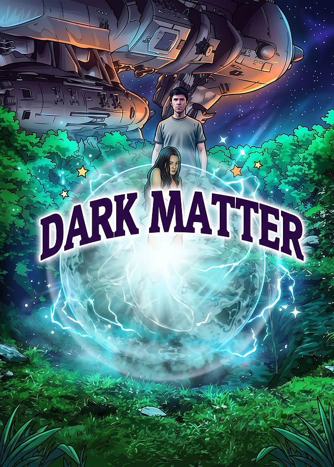 Dark Matter Sci-Fi Poster Art