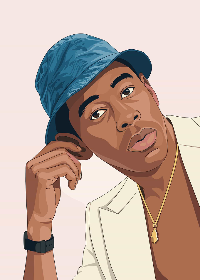 Tyler, the Creator Digital Portrait
