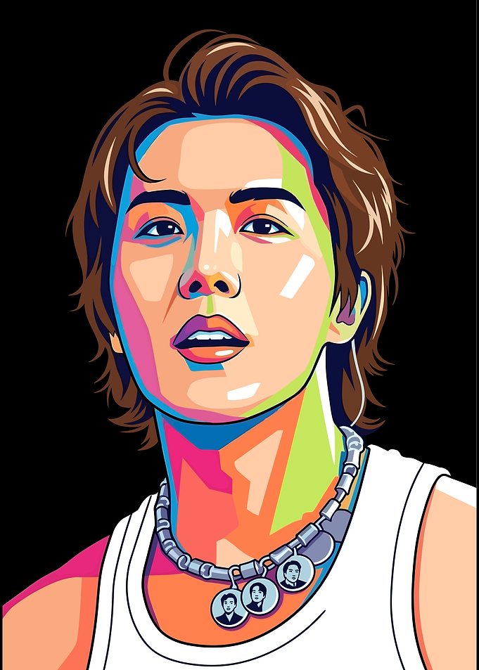 J-Hope Pop Art Portrait