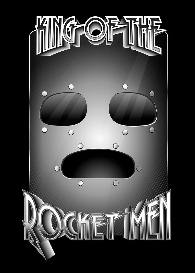 King of the Rocket Men Mask