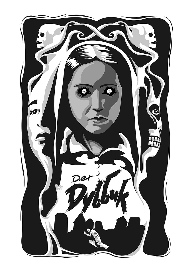Der Dybbuk Horror Movie Poster Art