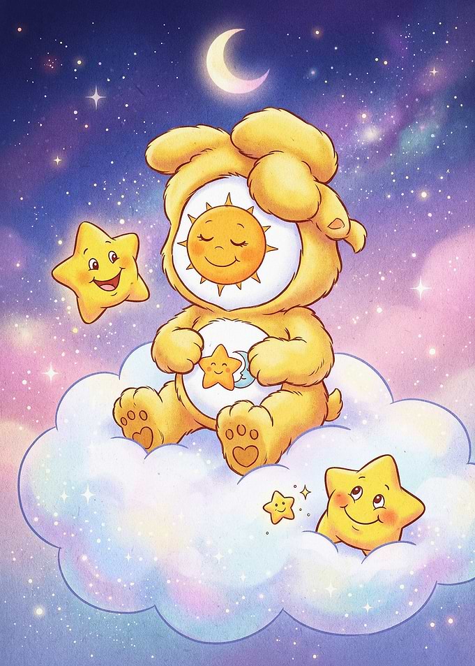Sun Bear Cute Fantasy Anime Art
