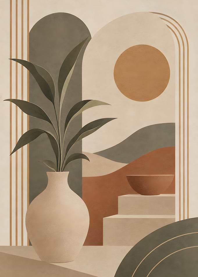Bohemian Botanical Harmony – Terracotta & Sage Green