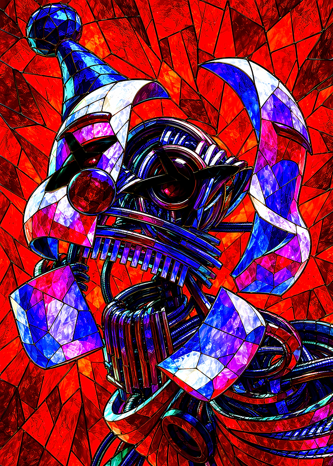 Stained Glass Ennard Five Nights at Freddy's