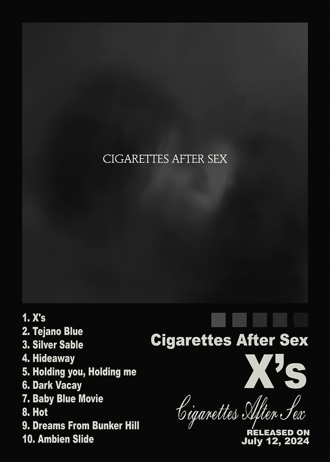 Cigarettes After Sex X's Album Poster