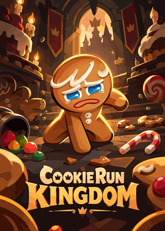 Cookie Run Kingdom GingerBrave Sad Poster