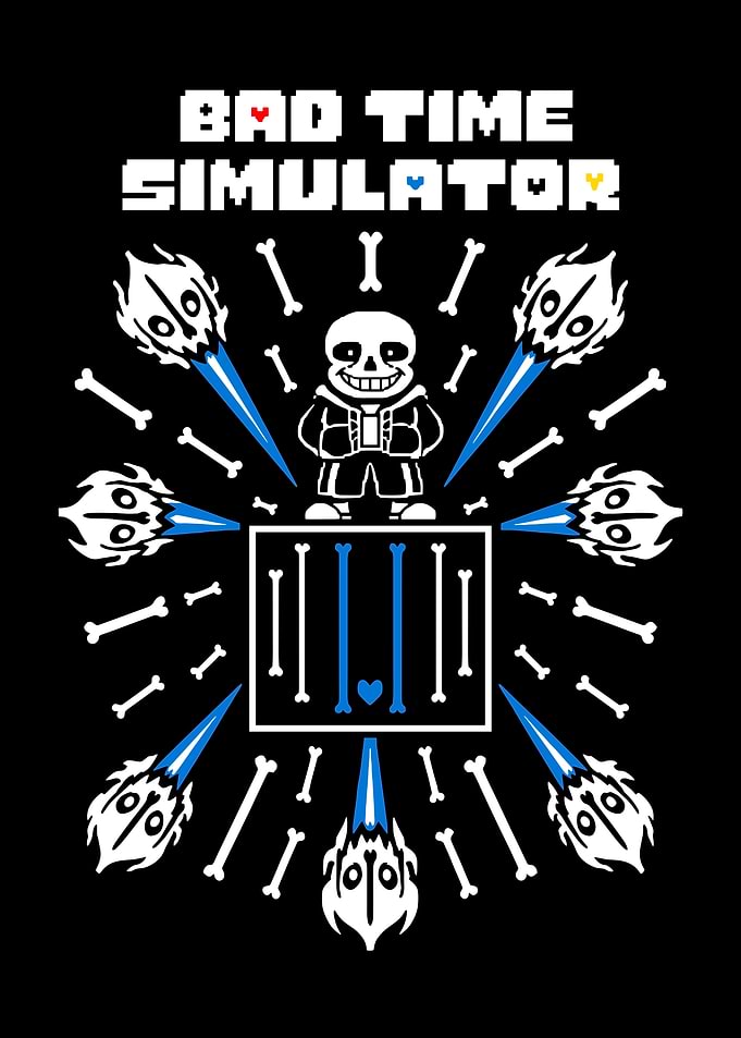 Undertale Sans Bad Time Simulator Graphic