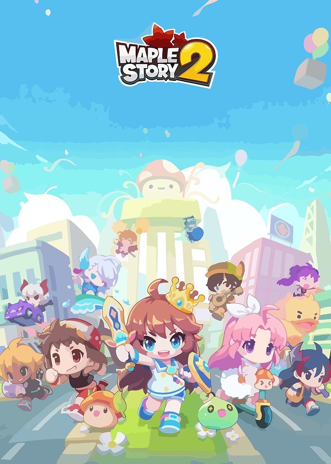 MapleStory 2 Chibi Character Poster