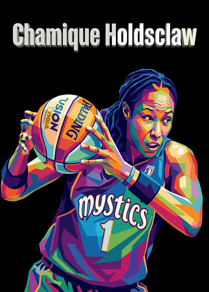 Chamique Holdsclaw Pop Art Portrait