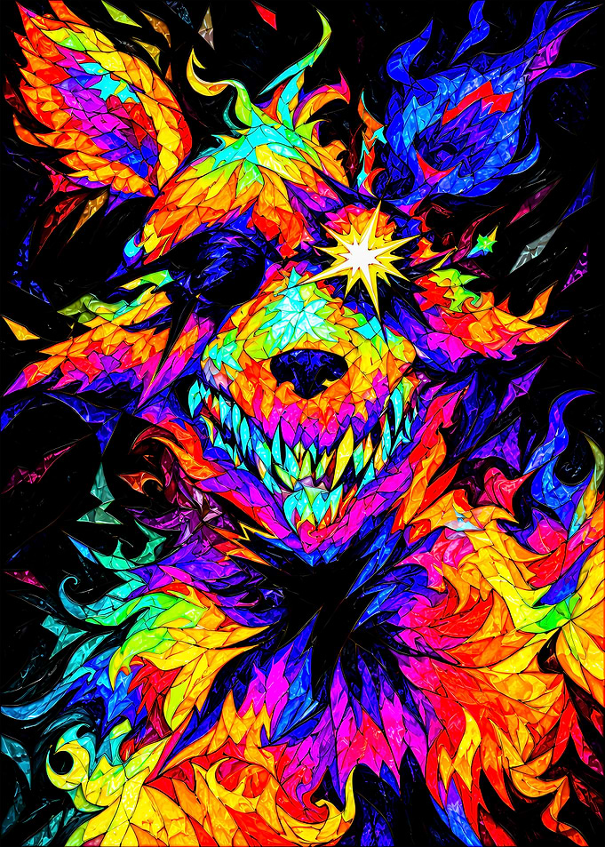 Psychedelic Foxy Five Nights at Freddy's