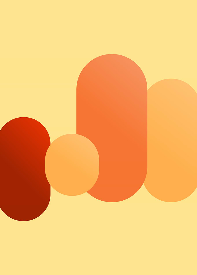 Minimalist Abstract Warm Toned Poster