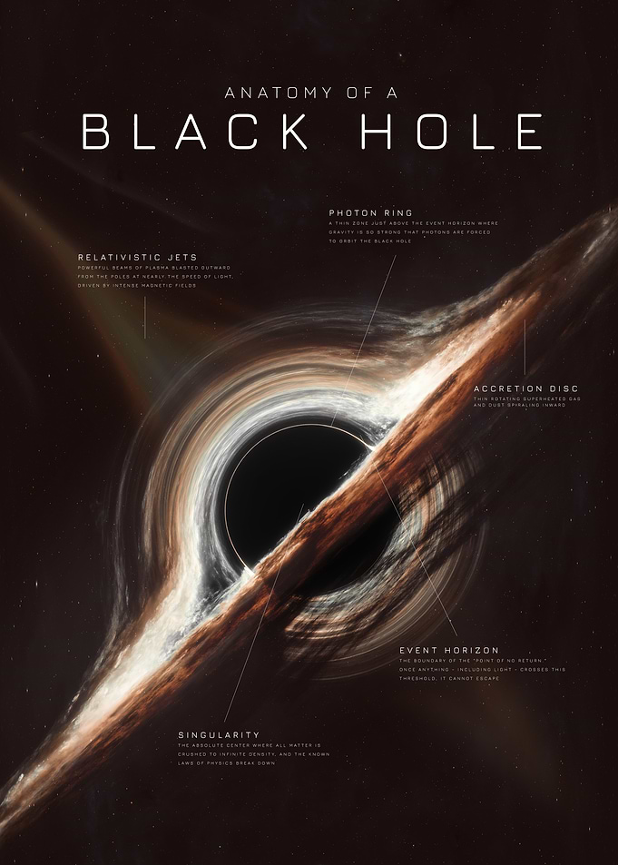 Anatomy of a Black Hole Infographic