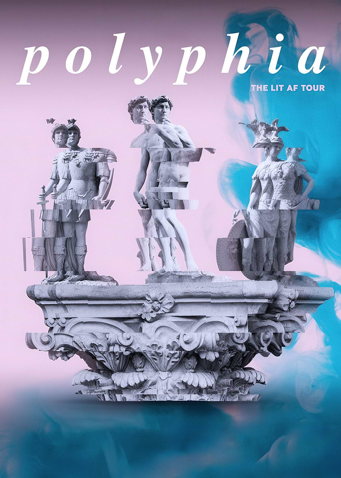 Polyphia The Lit AF Tour Poster