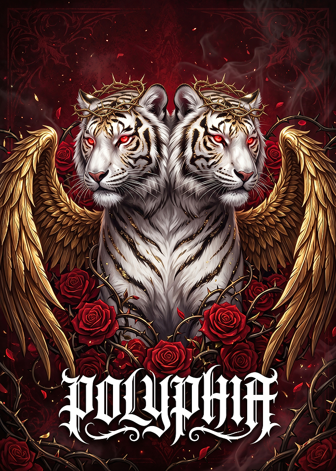 Polyphia Two-Headed Tiger Fantasy Art