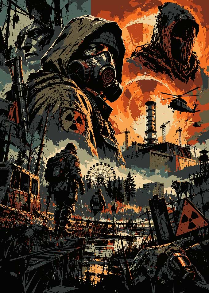 Chernobyl Exclusion Zone Stalker Art