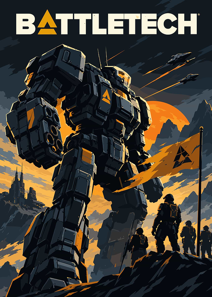 BattleTech Mech Warrior Poster