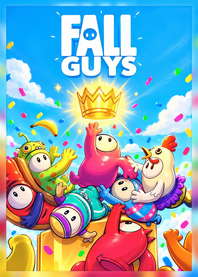 Fall Guys Game Key Art