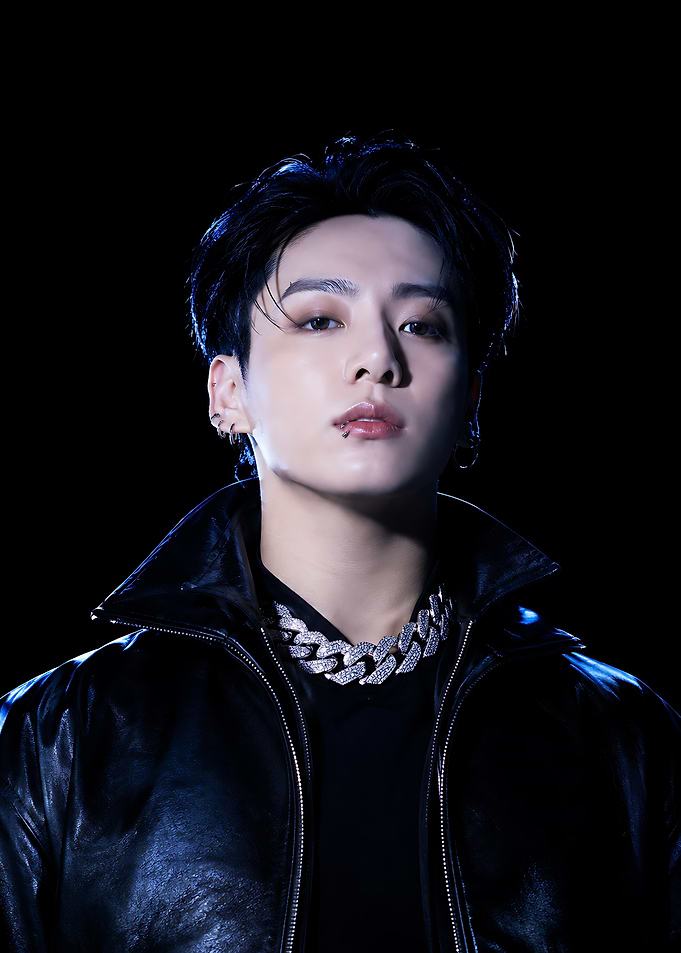 Jungkook Portrait in Leather Jacket