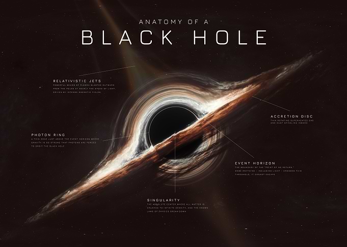 Anatomy of a Black Hole Infographic