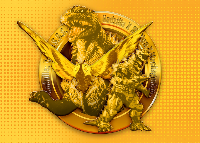 Golden Kaiju Trinity