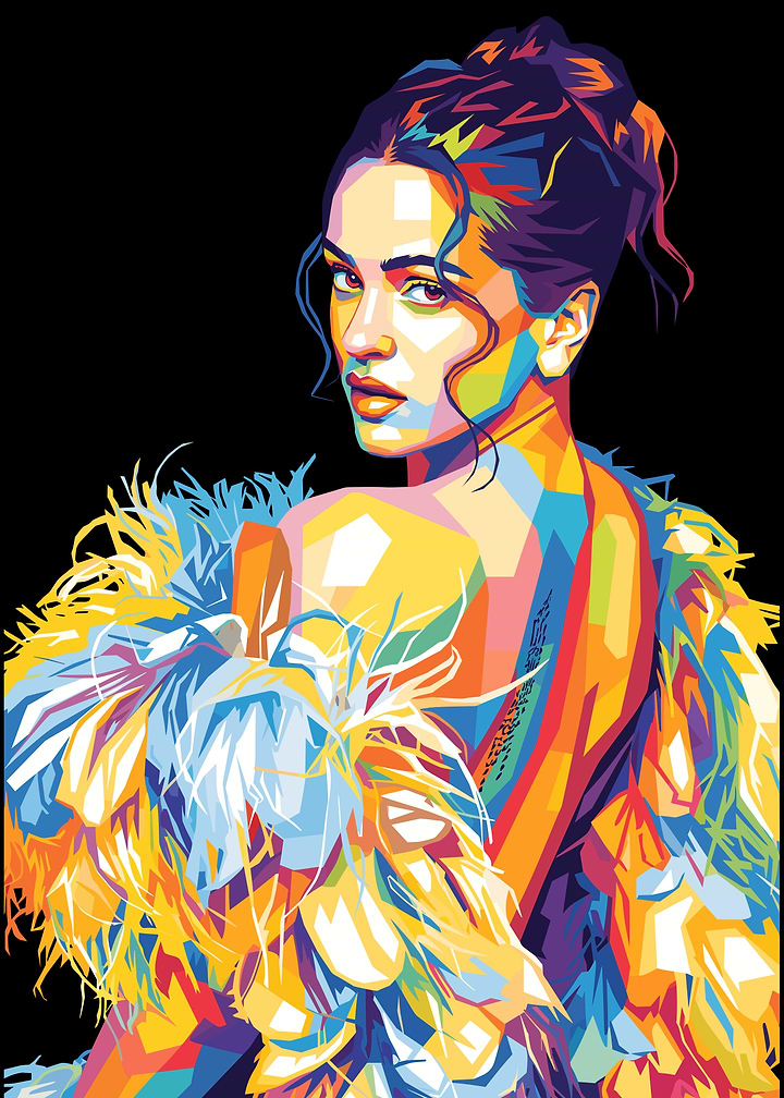 Rosalia WPAP Pop Art Portrait
