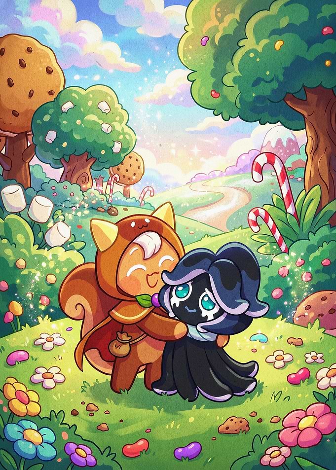 Candy Kingdom Fantasy Cute Art