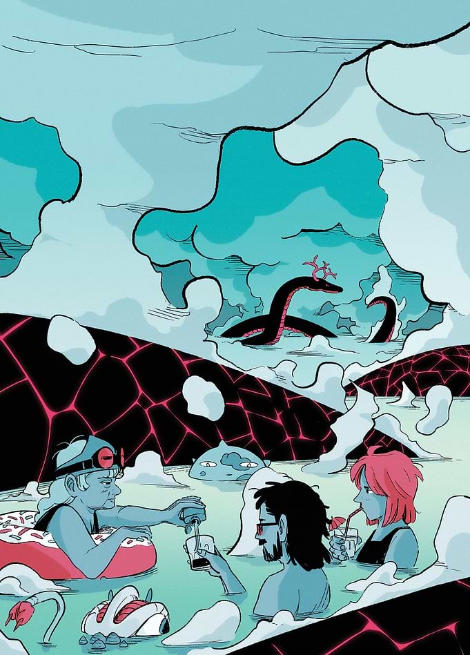 Kaiju Hot Spring Relaxation