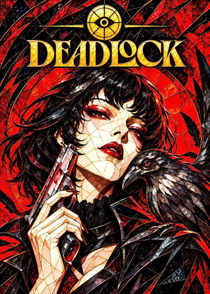 Deadlock Stained Glass Style Poster