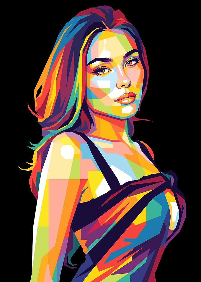 Madison Beer WPAP Pop Art Portrait