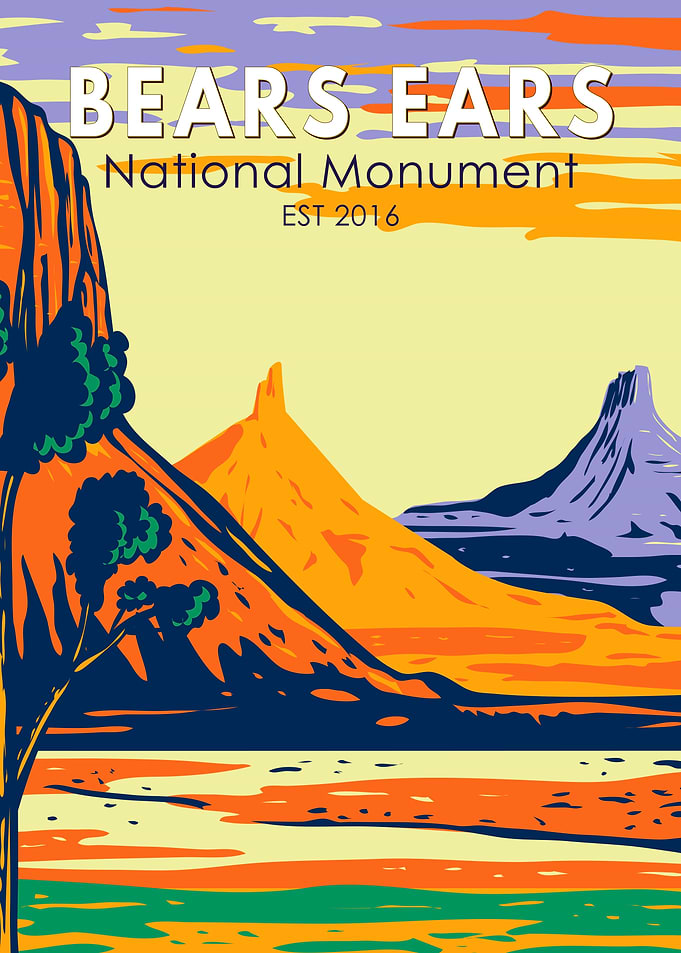 Bears Ears National Monument Travel Poster