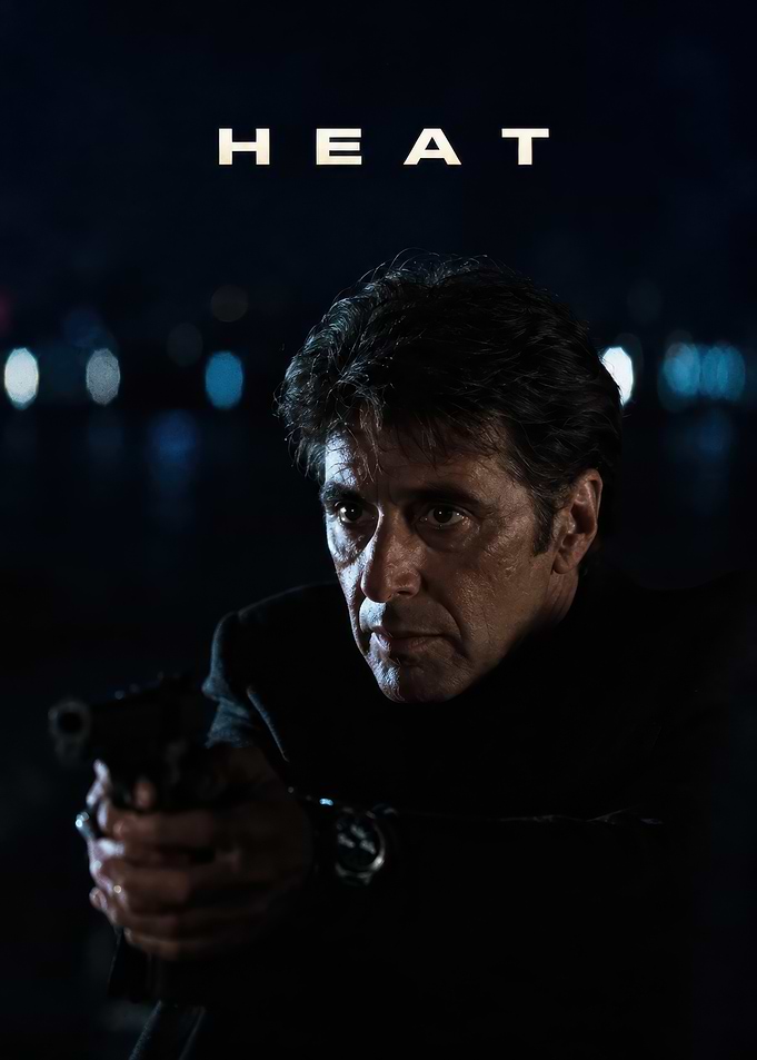 Heat Movie Poster Featuring Al Pacino