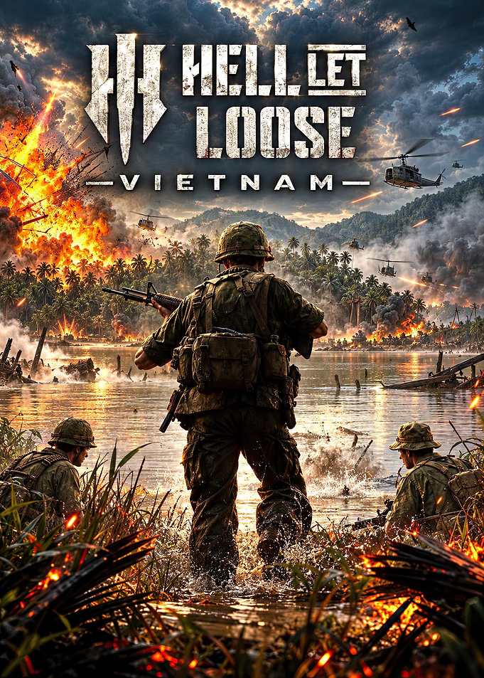 Hell Let Loose Vietnam War Poster