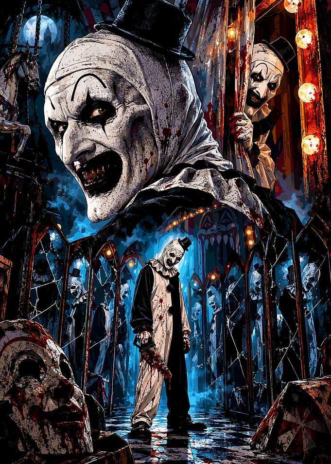 Art the Clown Terrifier Horror Poster