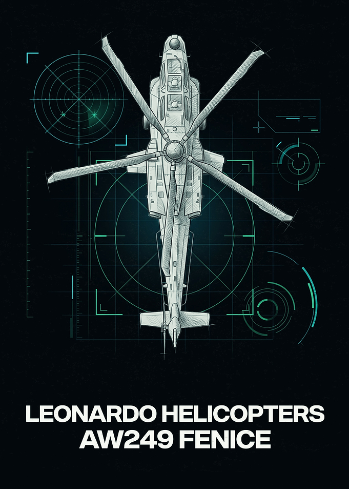 Leonardo Helicopters AW249 Fenice Blueprint